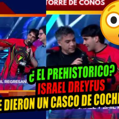 ¿ VOLVIO EL PREHISTORICO ISRAEL DREYFUS? "REGRESO Y ME DAN UN CASCO DE COCHIN..."