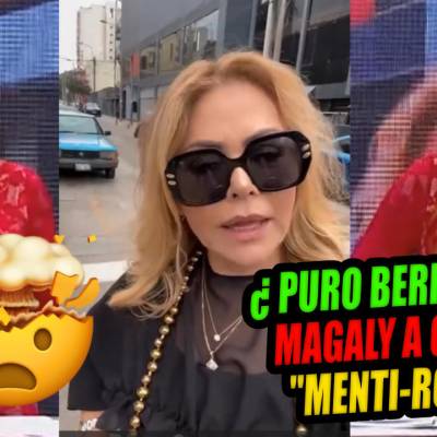 MAGALY TV A GISELA VALCARCEL : PURO SHOW Y YO TAMBIEN TE CREI 