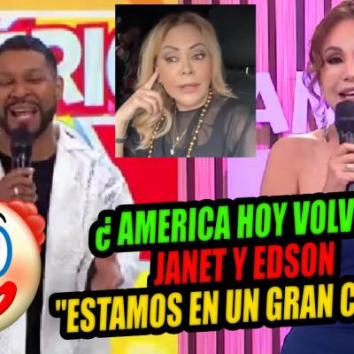 ¿ SI SALIO AMERICA HOY? JANET BARBOZA "ES UN GRANDIOSO CANAL" 