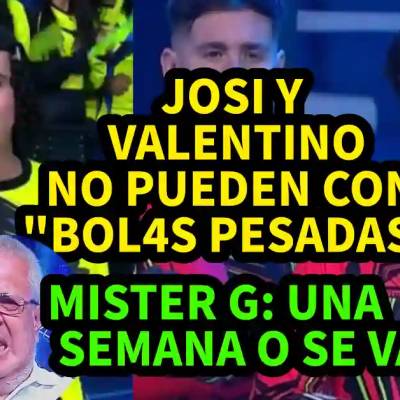 Josi y Valentino se quejan y Mister G molesto EEG